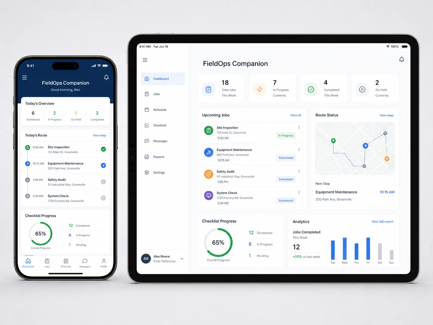 Phone and tablet screenshots for Shopping List